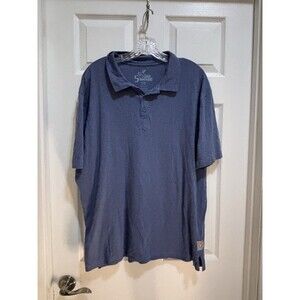 Its 5 OClock Somewhere Mens Blue Size Large Polo Shirt Soft And Casual